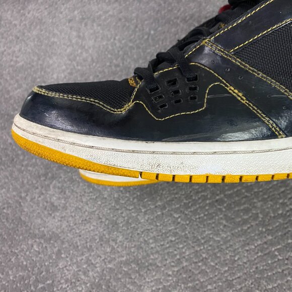 Nike Jordan 1 Flight Shoes Men's 9.5 Black Basketball Sneakers 372704 037 - Picture 11 of 14